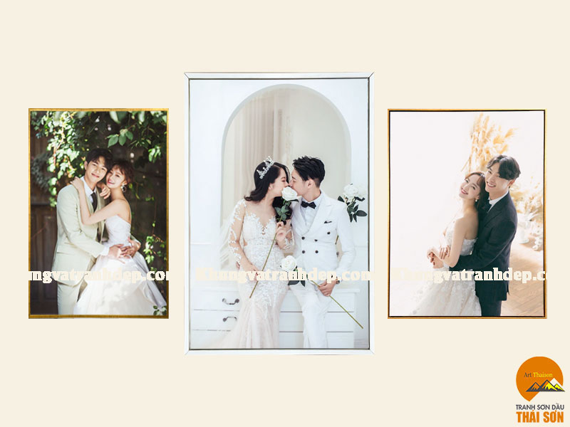 Làm khung ảnh cưới đẹp theo phong cách Hàn Quốc