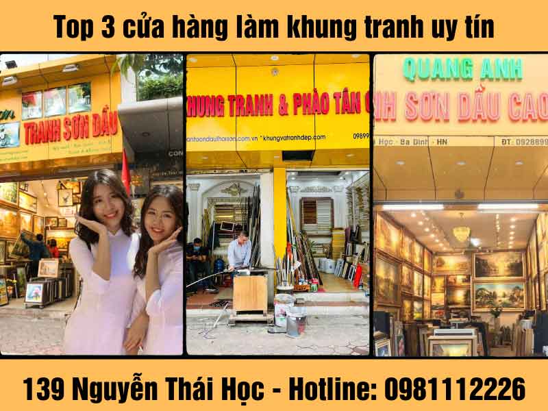 [TOP] 3 địa chỉ làm khung tranh đẹp với giá rẻ tại Hà Nội