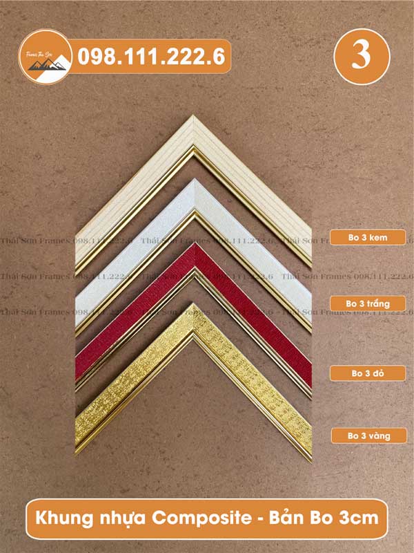 Mẫu khung bản bo 3cm