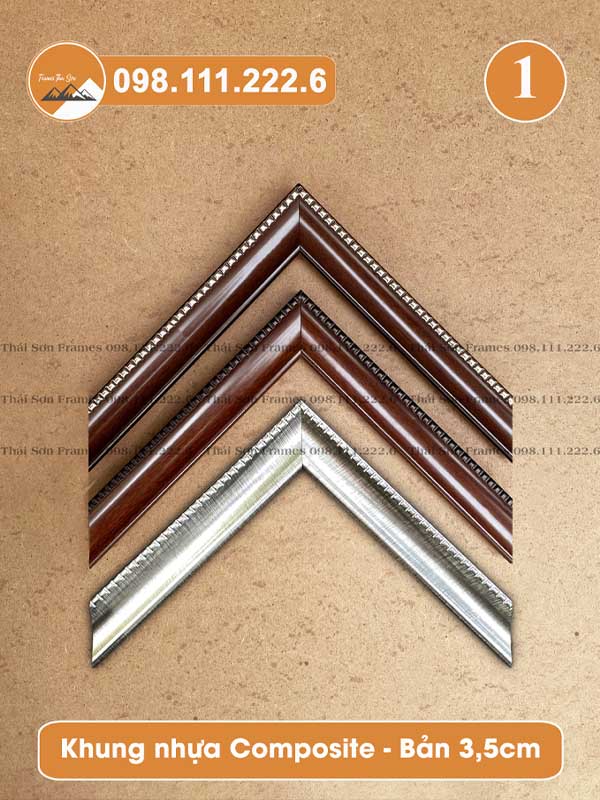 Mẫu khung bản viền 3,5cm