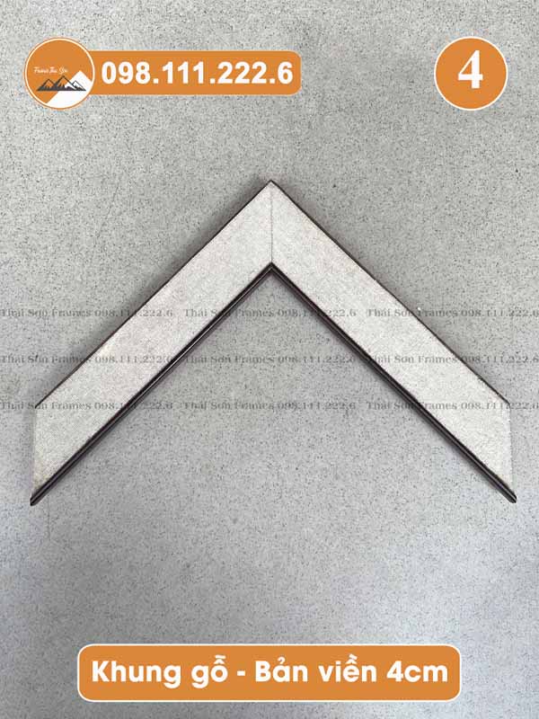Mẫu khung gỗ bản bo 4cm