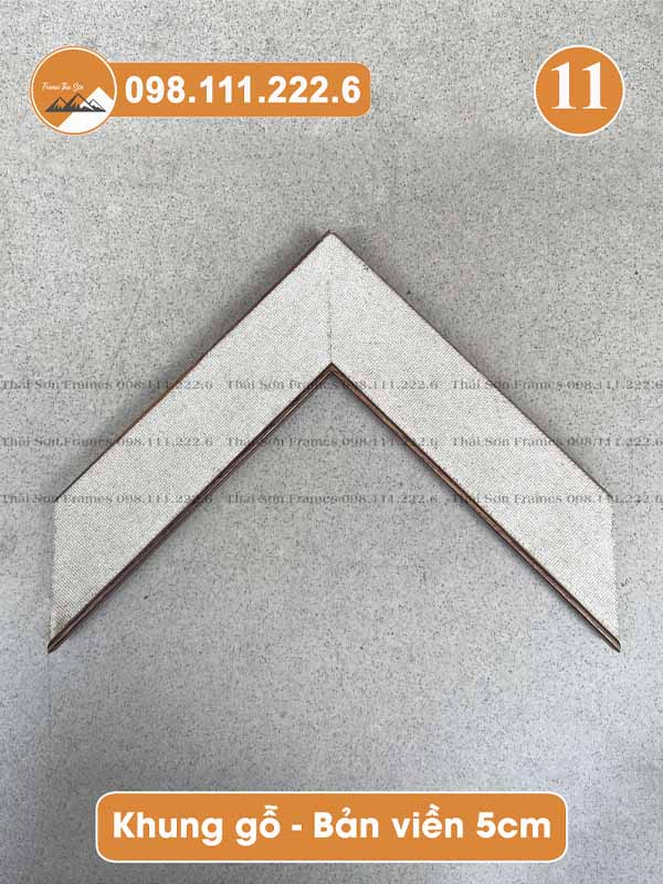 Mẫu khung gỗ bản bo 5cm (mã 11)